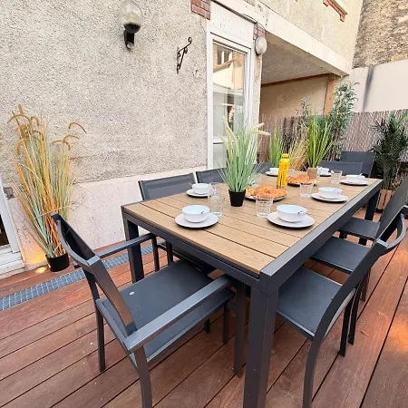 117 Gambetta Maison 4 Chambres, 4 Sdb Et Terrasse * رانس